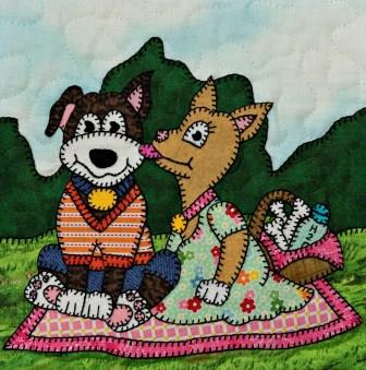 Puppy Picnic by Ms P Designs USA