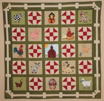 Down on the Farm Quilt Pattern by Ms P Designs USA