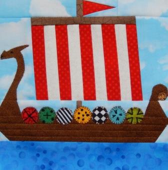 Viking Long Ship by Ms P Designs USA
