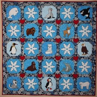Polar Animals Quilt Pattern by Ms P Designs USA