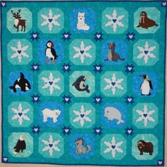 Polar Animals Quilt Pattern by Ms P Designs USA