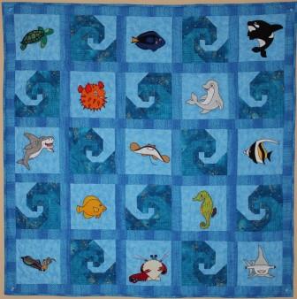 Reef Buddies, quilt pattern by Ms P Designs USA