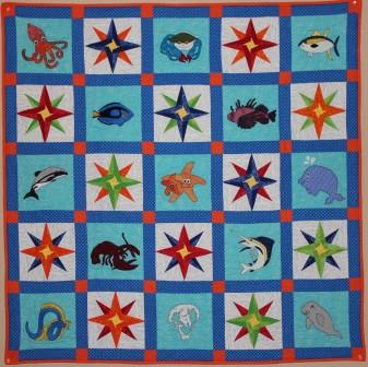 Reef Explorer Quilt by Ms P Designs USA