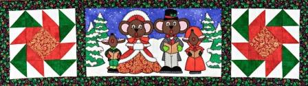 Here We Come A-Caroling Row by Ms P Designs USA