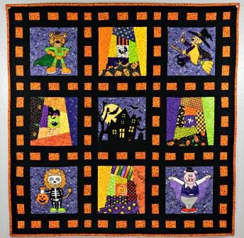 Trick or Treat Halloween Quilt 2017 by Ms P Designs USA