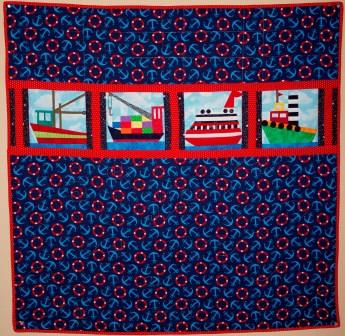 Ships Quilt by Ms P Designs USA