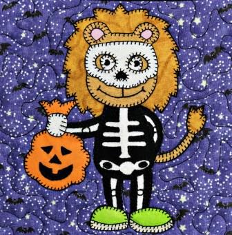 Lion Skeleton by Ms P Designs USA