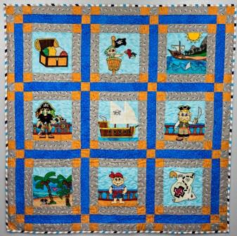 Pirates Adventure Quilt pattern by Ms P Designs USA