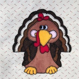 Turkey applique by Ms P Designs USA