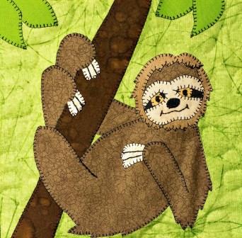 Sloth Applique by Ms P Designs USA