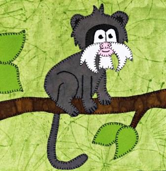 Emperor Tamarin Applique by Ms P Designs USA