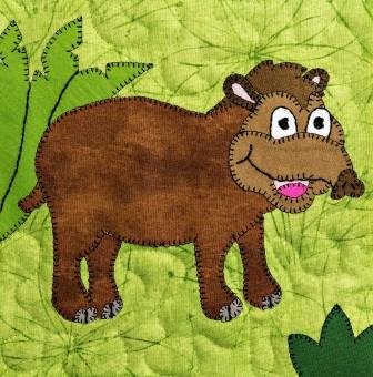 Tapir Applique by Ms P Designs USA
