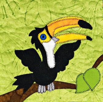Toucan Applique by Ms P Designs USA