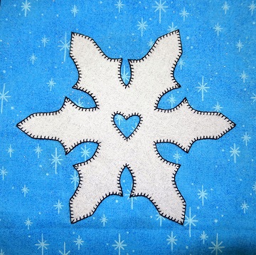 Snowflake Applique by Ms P Designs USA