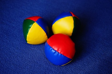 Color Juggle Colorful Juggling Balls Yellow Balls