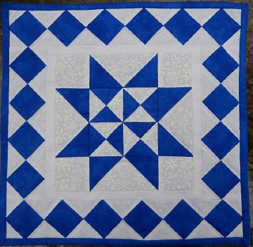 Snowflake Miniature Quilt by Ms P Designs USA
