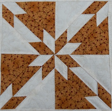 October 2018 BOM Hunter's Star by Ms P Designs USA