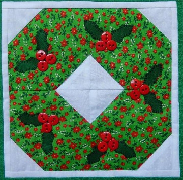 December 2018 BOM- Wreath