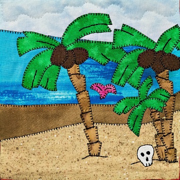 Desert Isle Applique Quilt Block by Ms P Designs USA