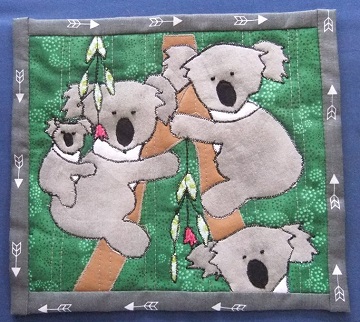 Janie K Koala mug rug April 2016