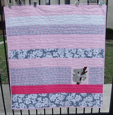 Janie K Koala quilt April 2016
