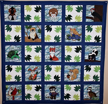 Playful Woodsies Quilt Pattern by Ms P Designs USA