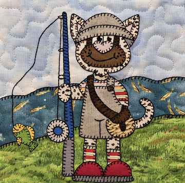 fisherman cat by Ms P Designs USA