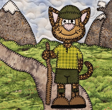 Hiking cat by Ms P Designs USA