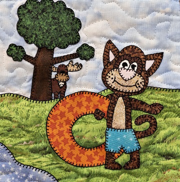 Swimmer cat by Ms P Designs USA