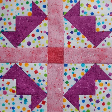 Tiaras Pieced Block by Ms P Designs USA