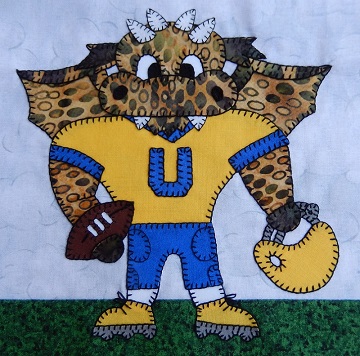 Dragon football player by Ms P Designs USA