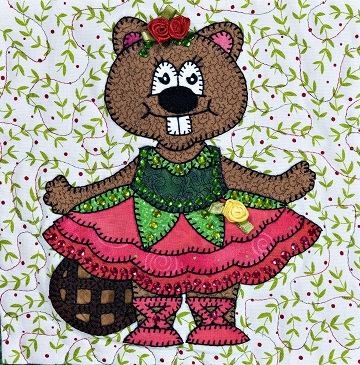 Beaver Dance of the Flowers by Ms P Designs USA