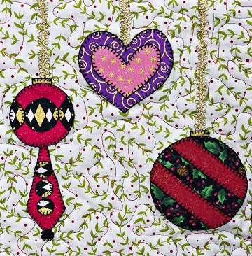 Christmas Ornaments 4 by Ms P Designs USA