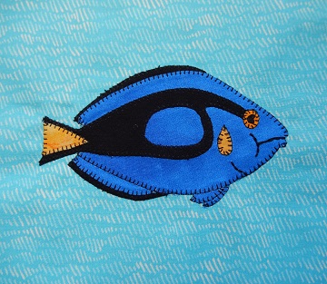 Blue Tang Applique by Ms P Designs USA