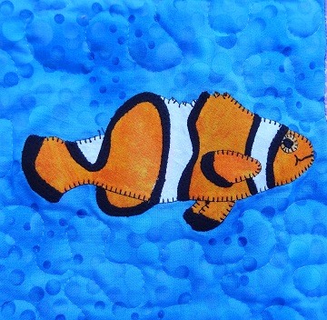 Clownfish Applique by Ms P Designs USA