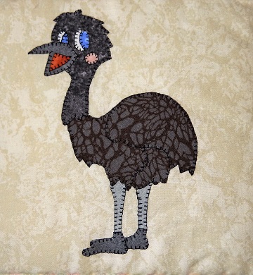 Emu Applique by Ms P Designs USA