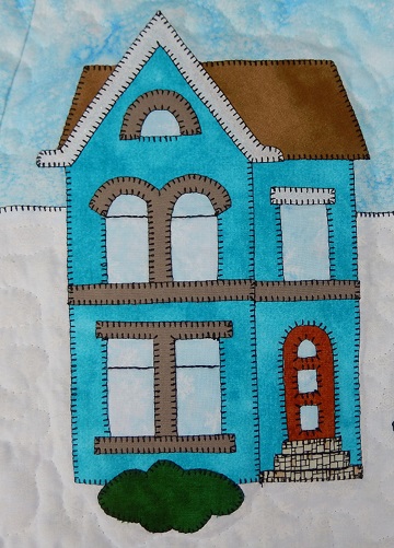 House B in Aqua by Ms P Designs USA