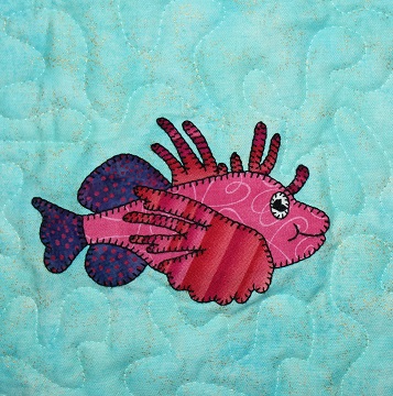 Lionfish Applique by Ms P Designs USA