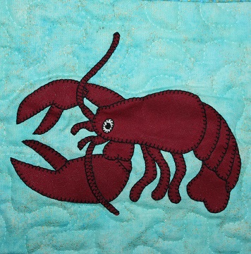 Lobster Applique by Ms P Designs USA