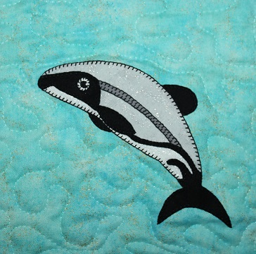 Maui Dolphin Applique by Ms P Designs USA