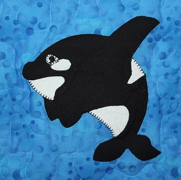 Orca Applique by Ms P Designs USA