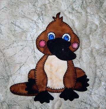 Platypus Applique by Ms P Designs USA