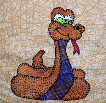 Snake Applique by Ms P Designs USA