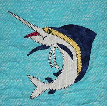 Swordfish Applique by Ms P Designs USA