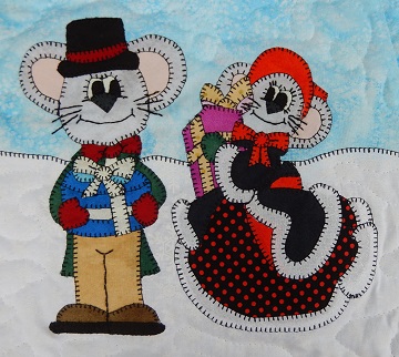 Teen Shopping Mice by Ms P Designs USA