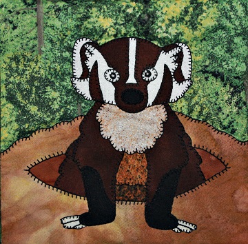 Badger Applique by Ms P Designs USA