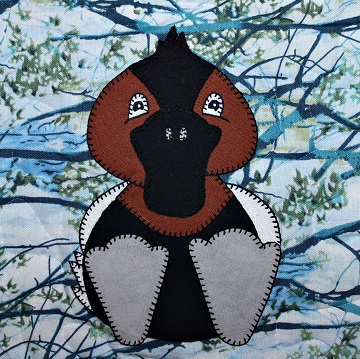 Canvasback Duck Applique by Ms P Designs USA