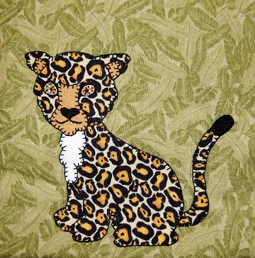 Cheetah Applique by Ms P Designs USA