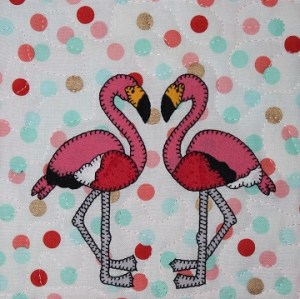 Flamingo Applique by Ms P Designs USA