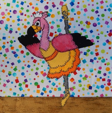 Flamingo Ballerina by Ms P Designs USA